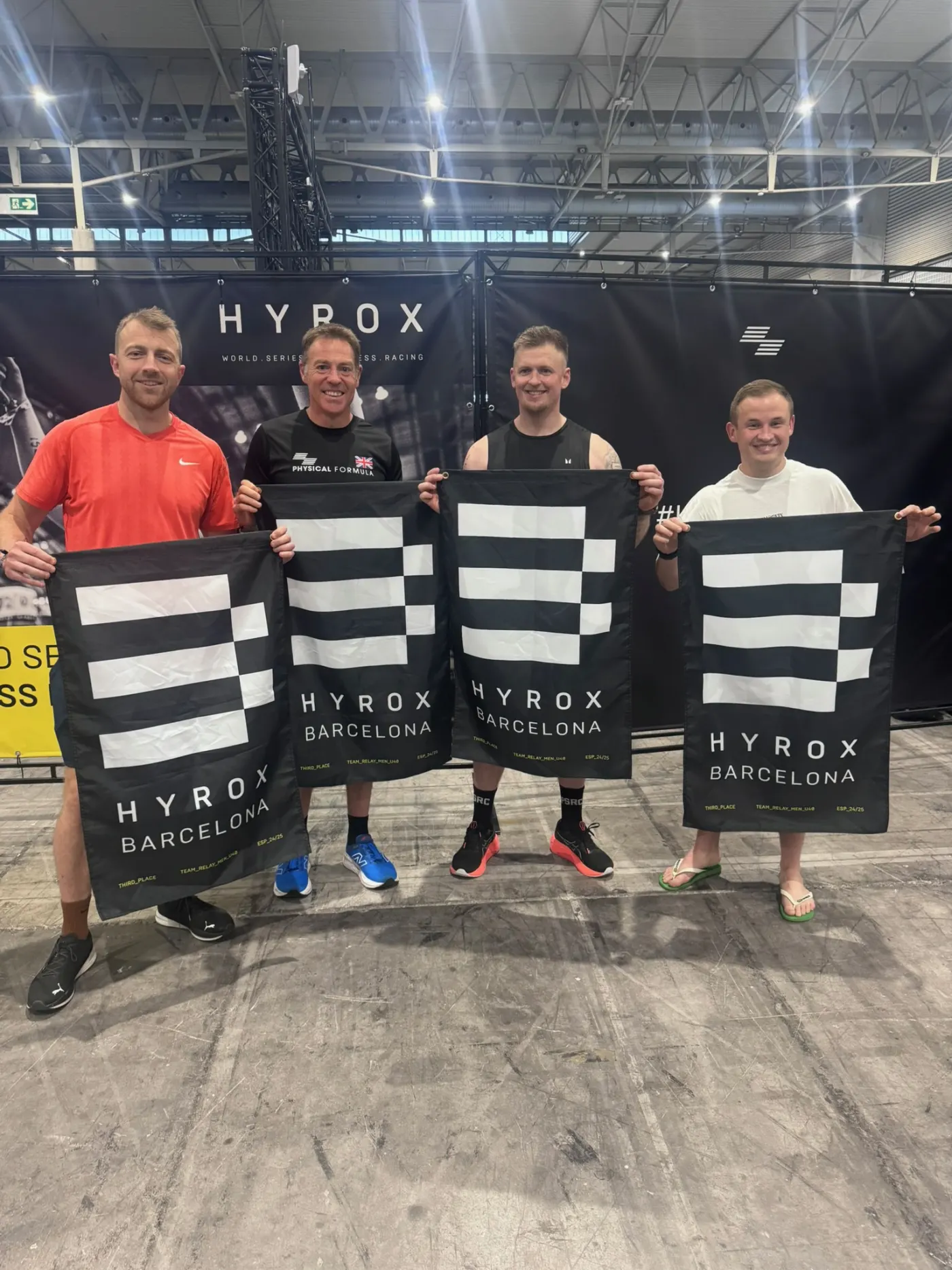Physical Formula members at HYROX Barcelona